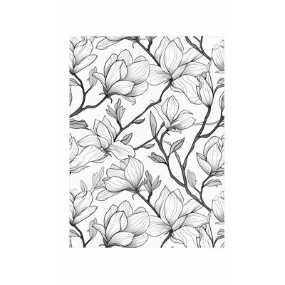 «Botanical Floral Symphony Dreams VI», reproduction d'art moderne sans cadre
