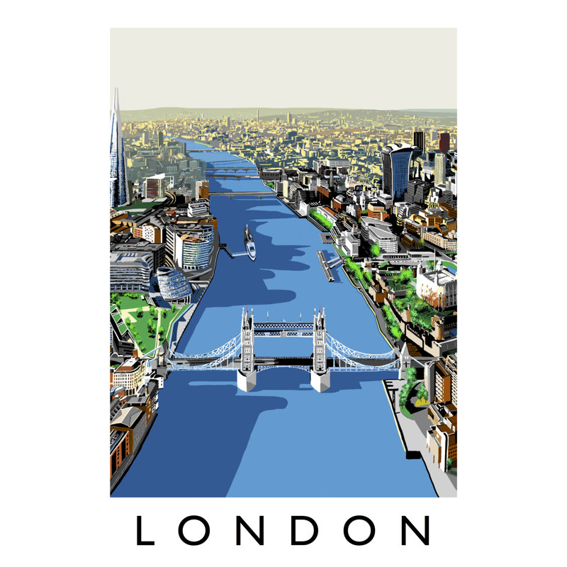 London - Single Picture Frame Print