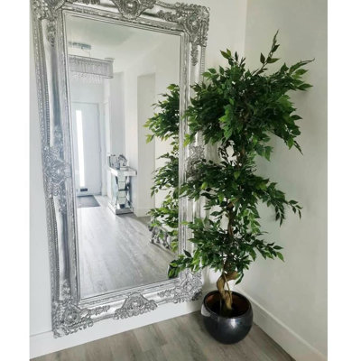 180cm Faux Ficus Tree in Metal Pot
