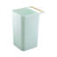 Como Yamazaki Home Slim Square Trash Can Garbage Waste Basket For Bathroom or Kitchen, 2.5 gallons-1203828329