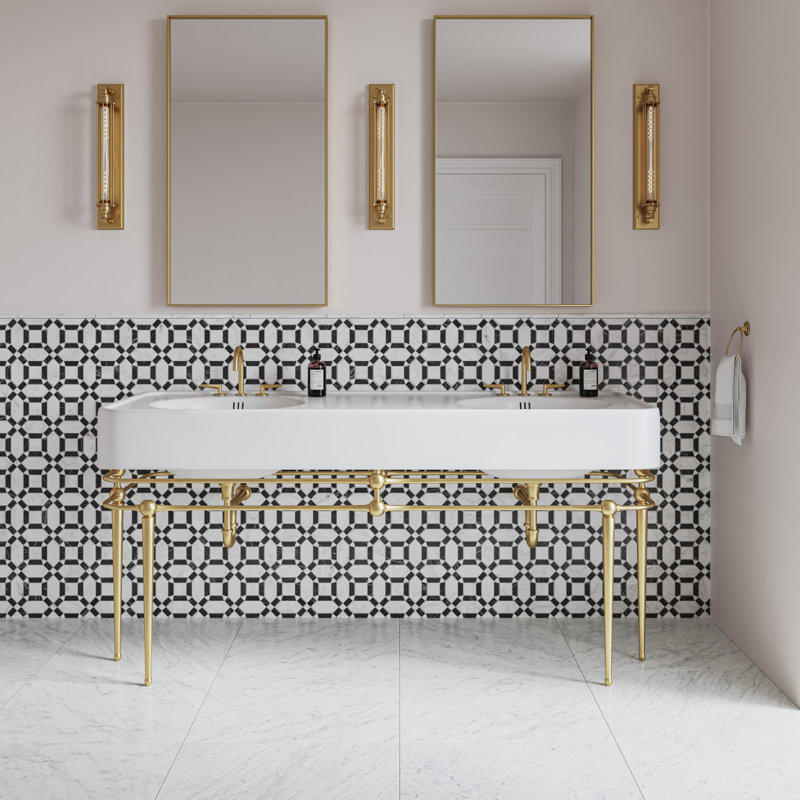 Carreau de mur et de plancher en marbre 24 po x 24 po