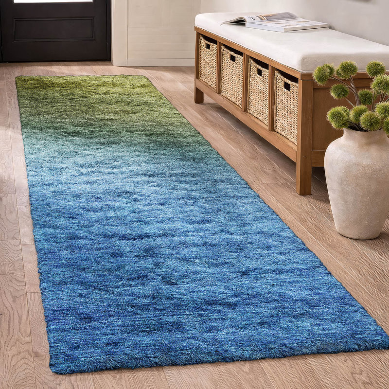 Tapis dégradé de qualité supérieure lavable à la machine ADS587, Gray, 2'6" x 3'10"