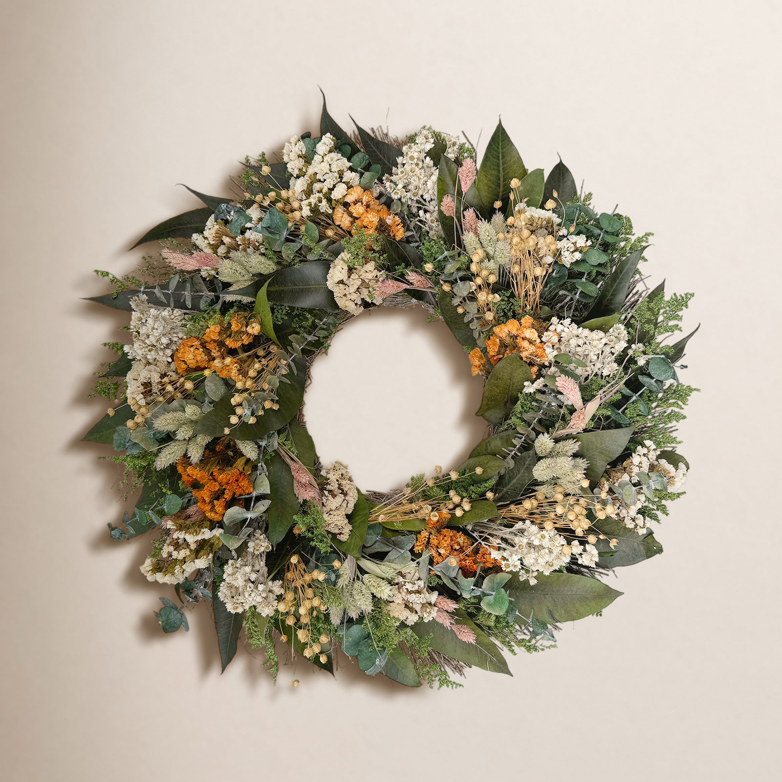 20" Handcrafted Floral Wreath