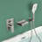 Wall Mounted Tub Faucet With Hand Shower 3 Hole Waterfall Bathtub Faucets Brass Single Handle Tub Fillers With Valve-116377429