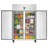 VITLIFE 54" W Commercial Reach-in Refrigerator, Double doors, Auto-Defrost, 46 cu. ft. Top Mounted, Stainless Steel Upright  Refrigerator for Restaurant, Bar, Shop, 33°F to 41°F -125098716