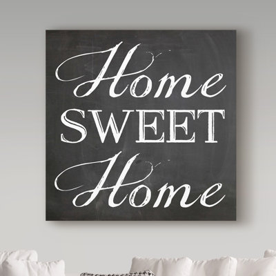 Keishawna «Home», art textuel sur toile tendue