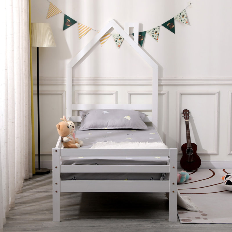 Lucien 90 X 190cm Cabin Bed, White, No Mattress, Without Trundle