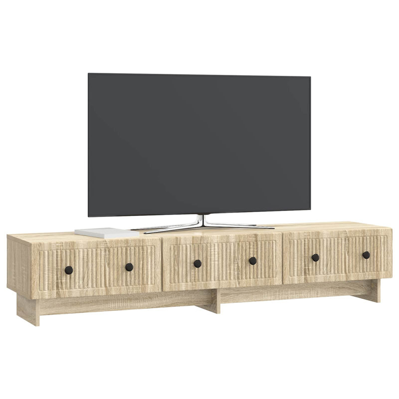 Unfinished TV Stand for TVs up to 65", Sonoma Oak