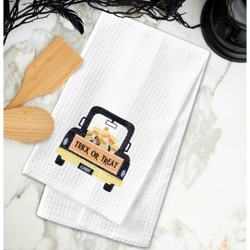 Serviette de cuisine Trick or régal