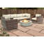 Ensemble de conversation pour 6 personnes avec foyer et coussins Sunbrella Lsi-1062587424
