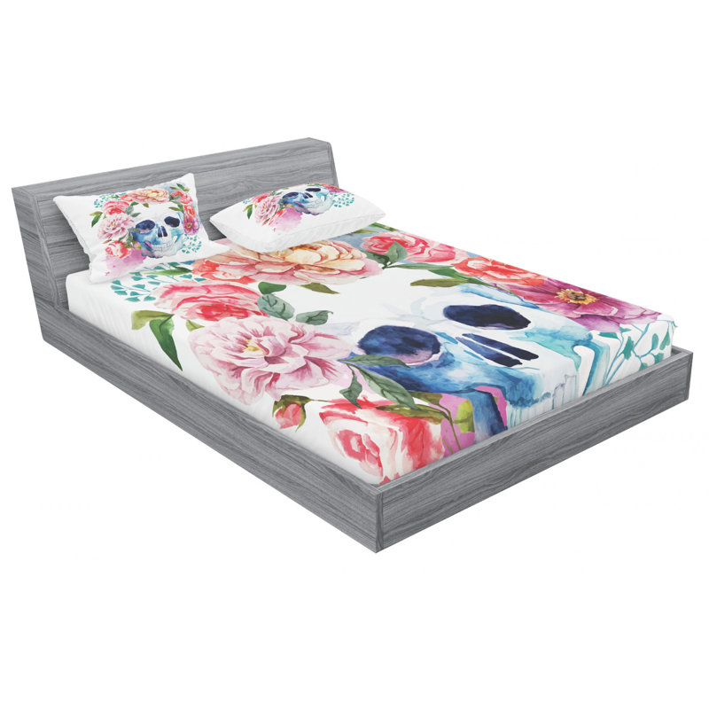 Microfiber Sheet Set, Queen Sheet Set with Fitted Sheet