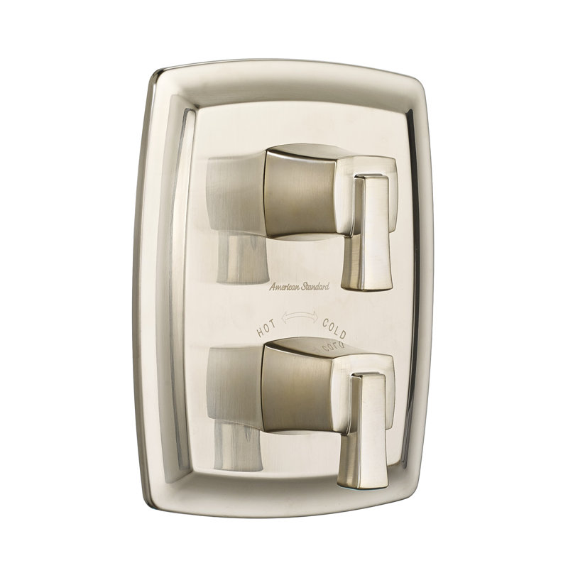 Ensemble de garniture de valve de contrôle thermostatique Townsend, Nickel satiné