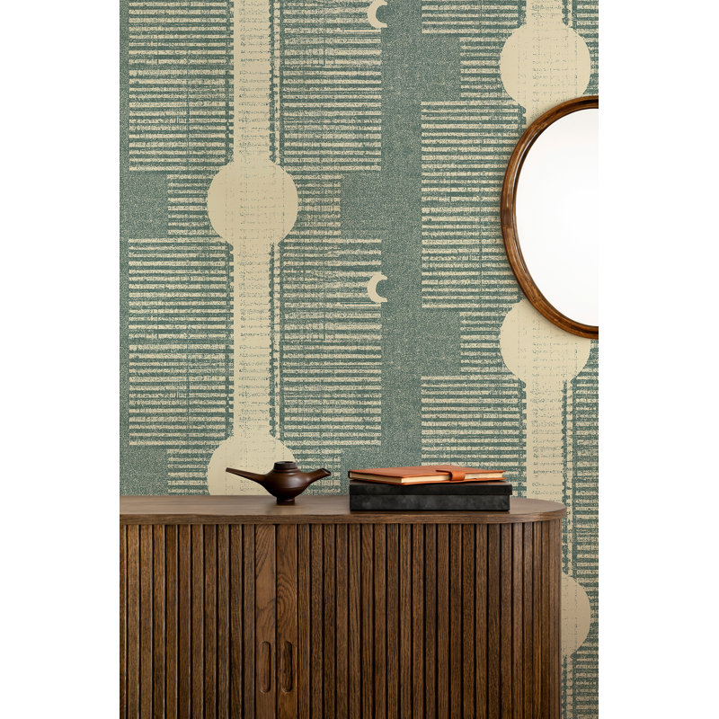 Inyanga Wallpaper, Blue Jade, Self-Adhesive