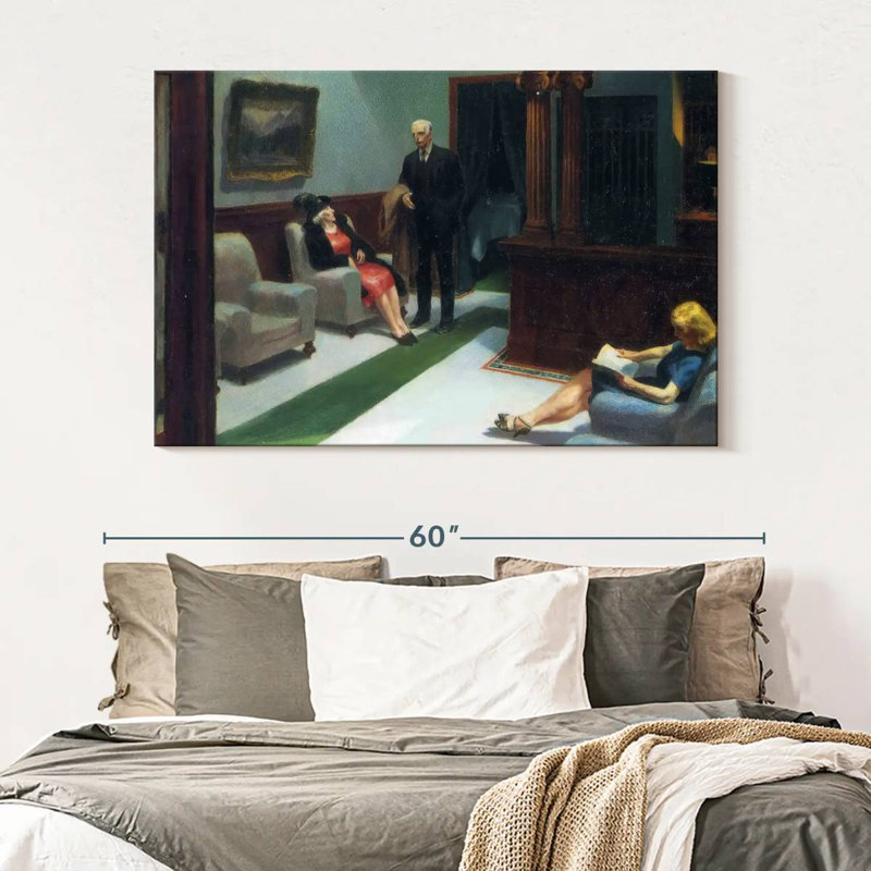 Hall de l'hôtel Leisha, H 34 po x l 51 po