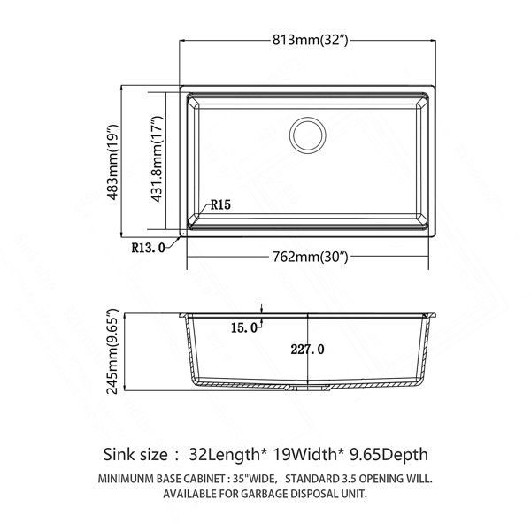 Dimensions du produit