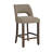 Bisto Faux Leather Upholstered Counter Height Bar Stool With Solid Wood Legs-1284175209