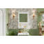 Armoire de rangement murale pour salle de bain avec miroir et tablette ouverte-733085469