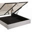 Lit plateforme tapissier avec système de rangement hydraulique-1625778117
