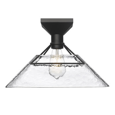 Sushmita Glass Semi Flush Mount