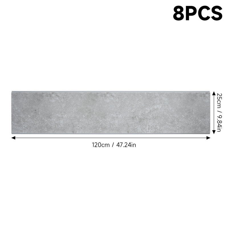 8 Pack PVC Wall Panels