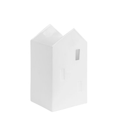 Village Houses Porcelain Vase - Barn - 6.9"