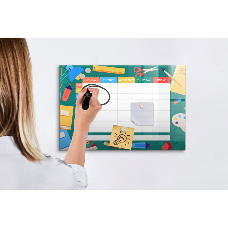 Magnetic Glass Dry Erase Board