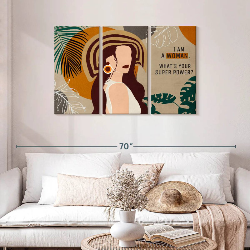 Khyia I Am A Woman III, H 28 po x l 45 po