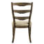 Les chaises d'appoint en chêne patiné (2 pièces) ajoutent du caractère à votre salle à manger avec (de 2) revêtement beige pour une sophistication