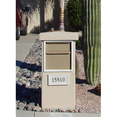 Steel Package Drop with Newspaper Compartment