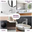 Option de robinet de lavabo en nickel brossé - Robinet de lavabo de salle de bain moderne à une poignée-127300346