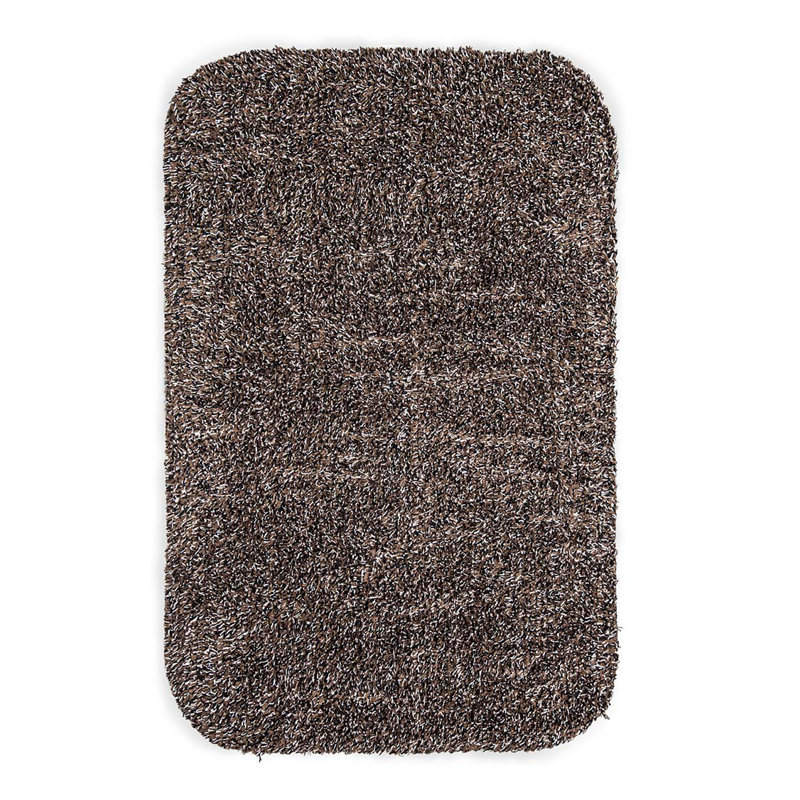 Mud 29 in. x 19 in. Non-Slip Indoor Only Door Mat, Taupe