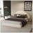 Unique Arched Boucle Bed With Small Table