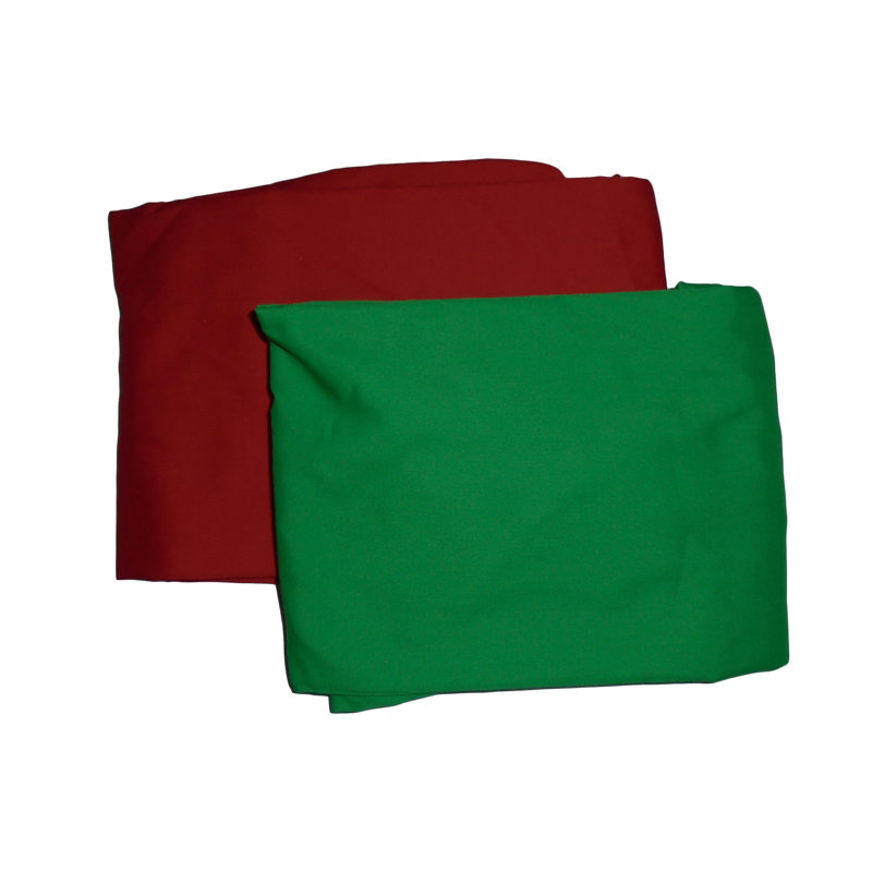 Mclane Solid Colour Cotton Blend Cradle Sheet, Red/Green