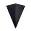 Ambiance - Really Big Triangle Wall Sconce - Carbon Matte Black - E26-628489102-628489101-628489091