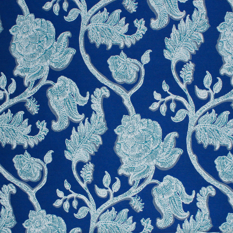 Tissu Sunbrella® Prive Kahana Bloom, Cobalt