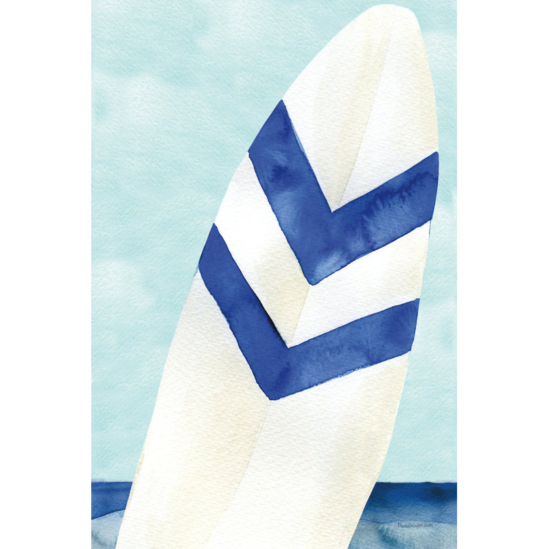 Surf et soleil II, H 32 po x l 48 po x P 1,25 po