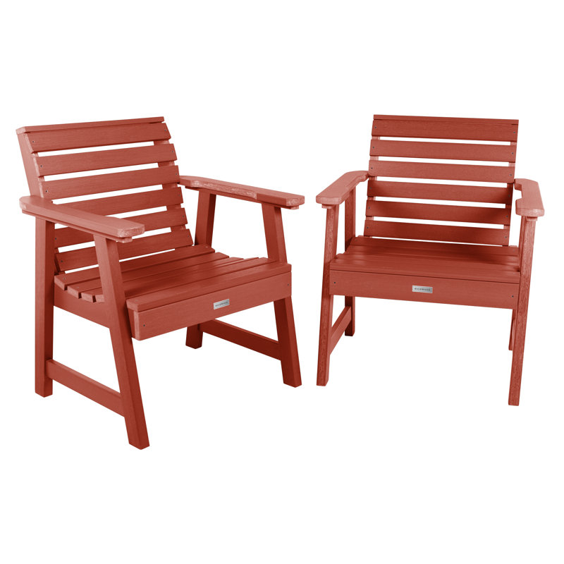 Chaise de patio Midwest, Rustic Red