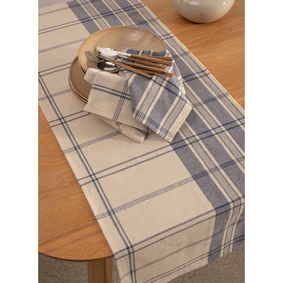 Marine Rectangle Striped Cotton Table Runnner
