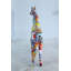 Statue de cheval en résine Nifao - Sculpture intérieure / extérieure de style graffiti, art multicolore peint à la main, figurine moderne pour les maisons, les bureaux, les galeries d'art et les collections éclectiques 16 po x 4 po x H 14 po