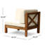 Causeuse X-Back, beige