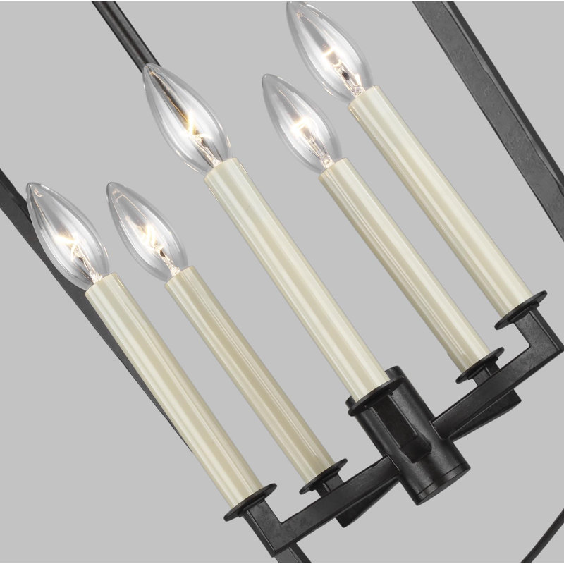 Thayer 5-Light Lantern Chandelier, Smith Steel