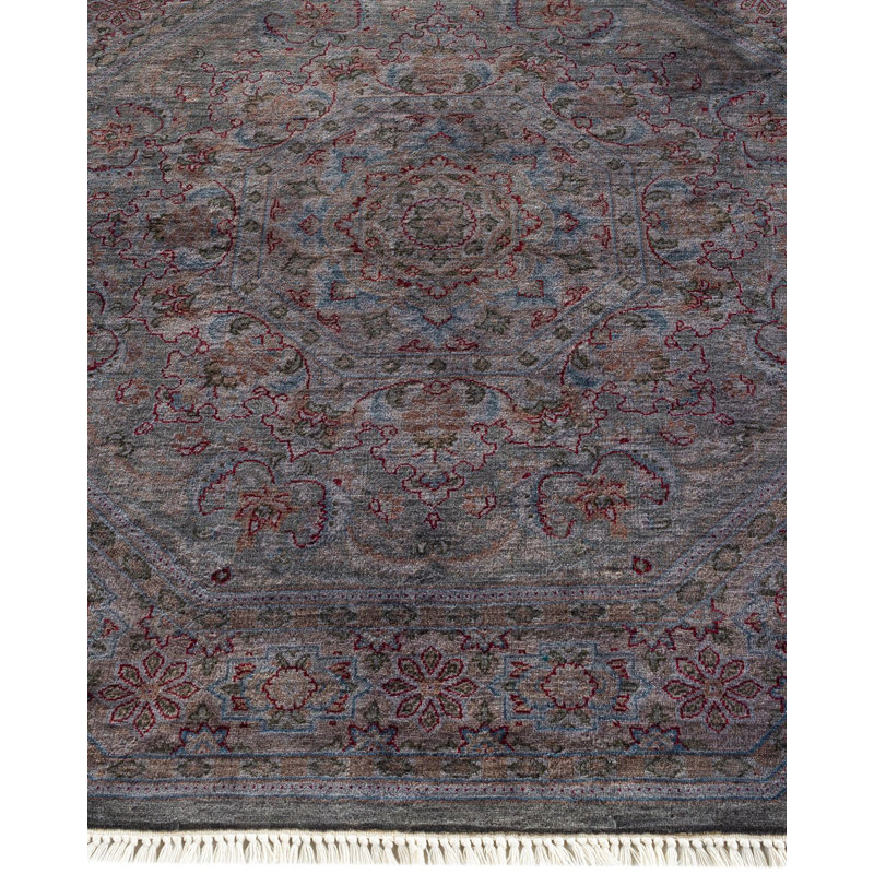 Fine Vibrance One-of-a-Kind 4' 4" X 4' 4" Hand Knotted Area Rug