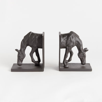 Serre-livres à cheval, ensemble de 2