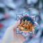 Ornements en bois en forme de flocon de neige «Three King's Journey» par G. Debrekht