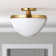Durant Glass Semi Flush Mount