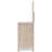 Mooran 2Pc Dresser Mirror Set, 6 Drawer, Light Brown, White Faux Marble-118778038