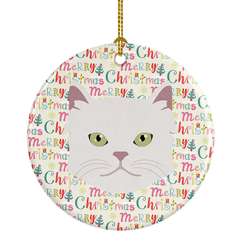 Figurine de Noël chat asiatique