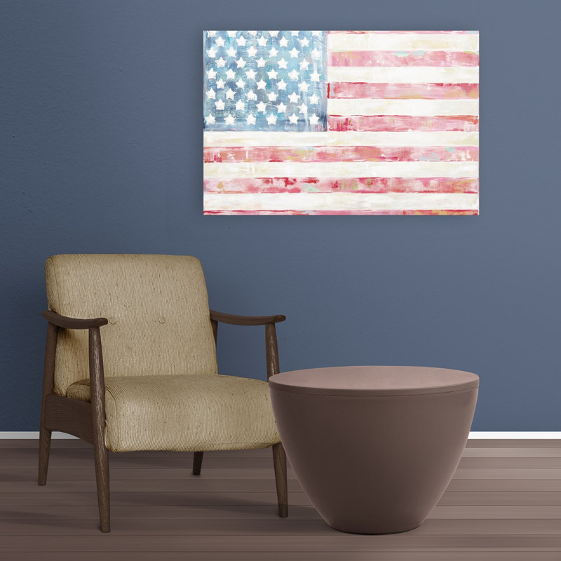 4Th Of July Contemporary Wall Art Print 1 Piece Wrapped Canvas Wall Art, 91.44cm H x 60.96cm W