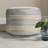 Lebo Modern Farmhouse Striped Handmade Upholstered Ottoman Pouf-904209826