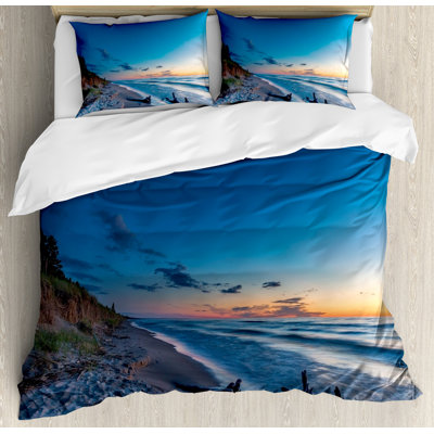 Driftwood Coastal Duvet Cover